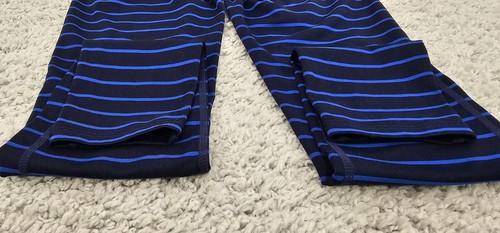 Athleta Damen 7/8 enge Leggings gestreift Chaturanga dunkelblau Yoga Gym Größe S - Bild 6 von 16