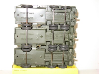 B429 Vintage 1958 Dinky 80D Berliet TBU T6 6x6 Kaki 1:55 Véhcule Militaire