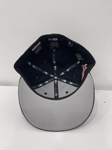 Cleveland Indians Guardians New Era USA American Flag MLB Fitted Cap Hat 7 1/2 - Picture 4 of 4