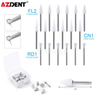 Composite Finishing Burs Dental Composite Polishing Kit | RA HP Rubber Burs For Low-Speed Handpiece (Contra Angle) Dental Composite Brush - Foto 10