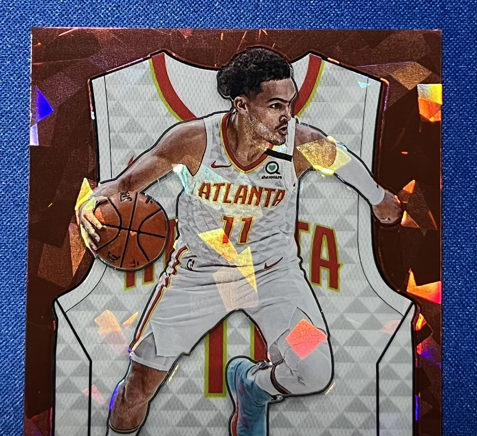 2019-20 Panini Contenders Optic TRAE YOUNG Uniformity Red Ice #12 Atlanta Hawks - Image 2 of 4