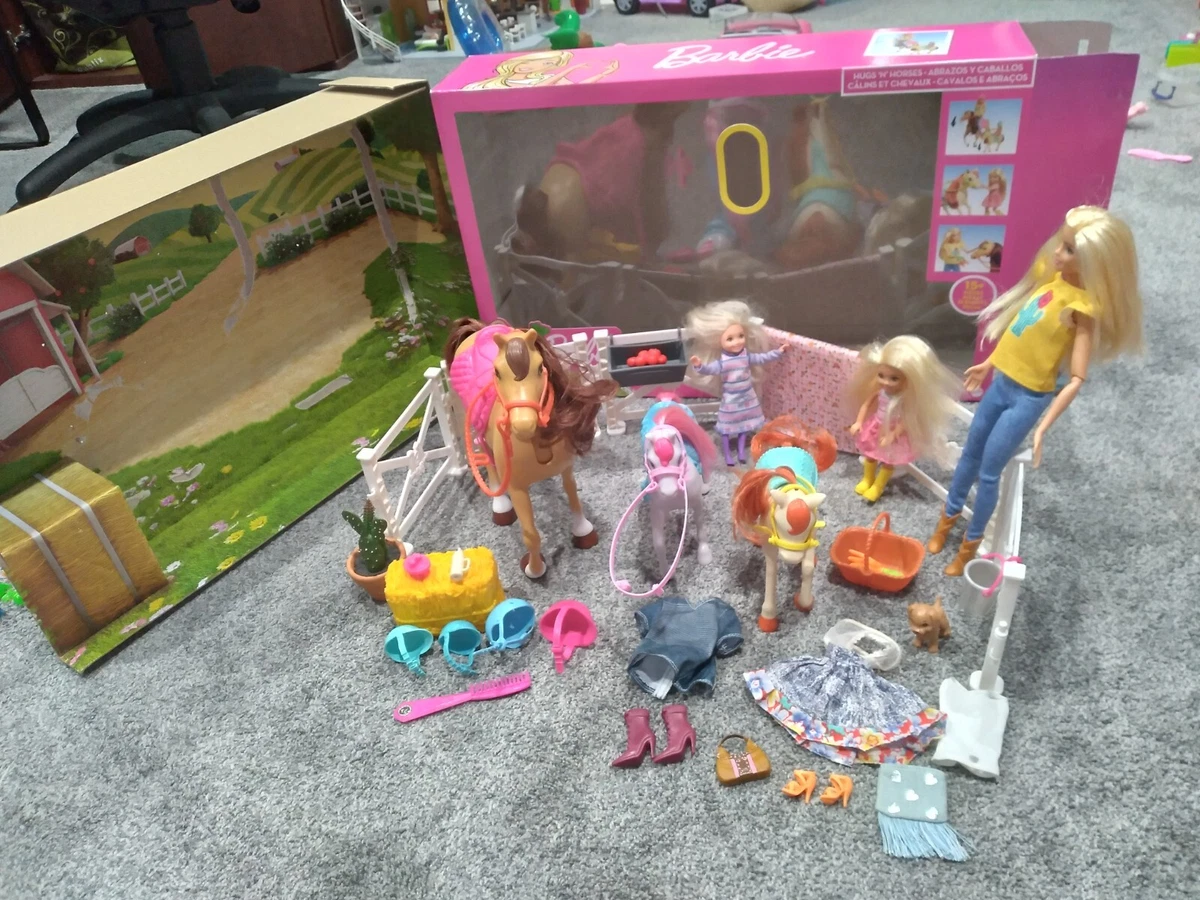 Barbie doll and horse playset sale