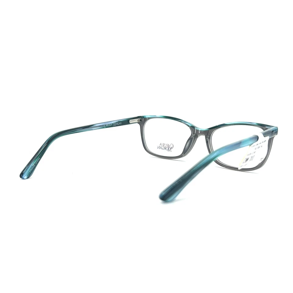 Monturas de gafas Chelsea Morgan CMM 7001 GR para niños gris azul ojo de gato 49-15 130 a1 Foto 4 de 4