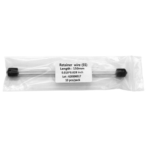 Filo fermo linguale ortodontico dentale acciaio inox filo piatto 0,010x.028 - Foto 12 di 12