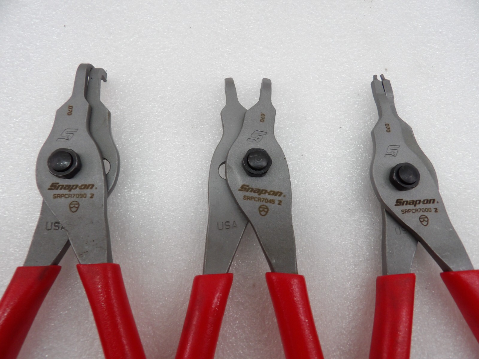 Snapon 12pc Snap Ring Pliers Set SRPCR112 Red Handle eBay