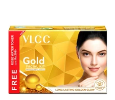 VLCC Gold Facial Kit with FREE Rose Water Toner 300gm + 100ml