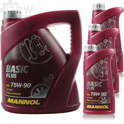 7 Liter Original MANNOL Getriebeöl Basic Plus 75W-90 API GL 4+ Gear Oil