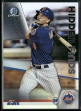 2020 Bowman #HF-JM Jeff McNeil Chrome Hidden Finds