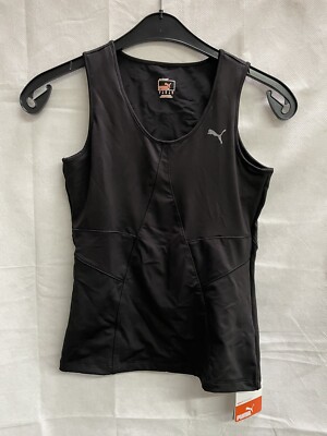 PUMA Damen Tank Top TP Power schwarz Gr. 40/L Oberteil Sport TE7.1