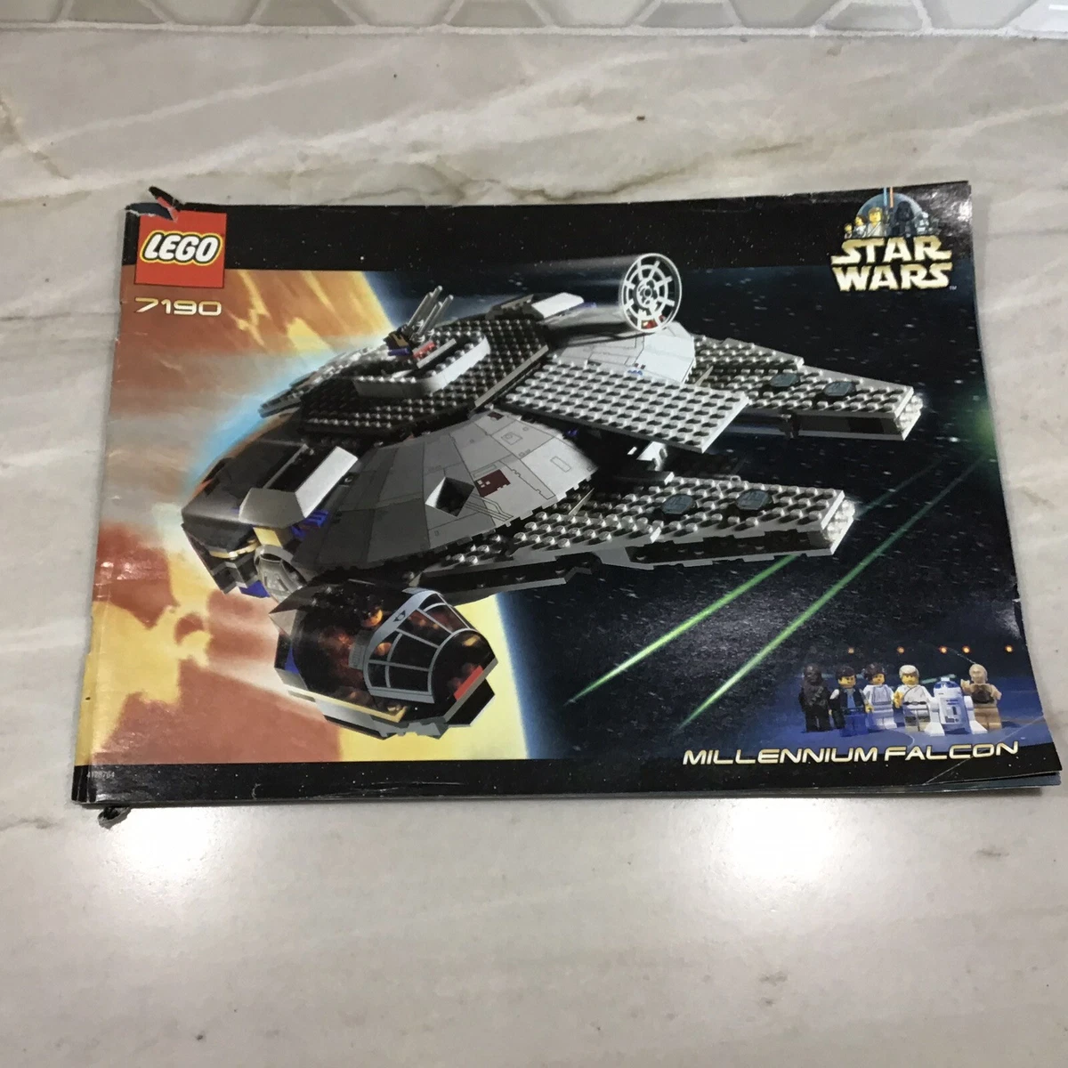 LEGO Systems Star Wars Millennium Falcon 7190 Manual Only eBay