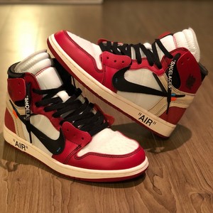 air jordan 1 chicago per off white
