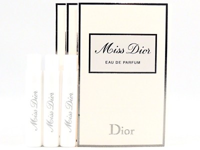 DIOR MISS DIOR EDP 1.0ml .03fl oz x 3 PERFUME SPRAY SAMPLE VIAL LOT