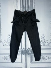 Vivienne Westwood - 1990 s - Black Cotton Slim Pirate Pants