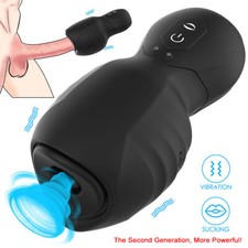 10Mode Male Penis Extender Sleeve Ribbed Penis Pump Automatic Electric Enhancer
