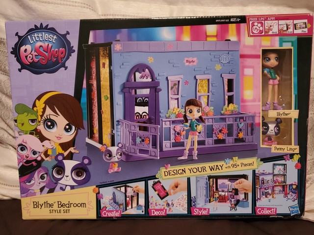 littlest pet shop blythe bedroom style set