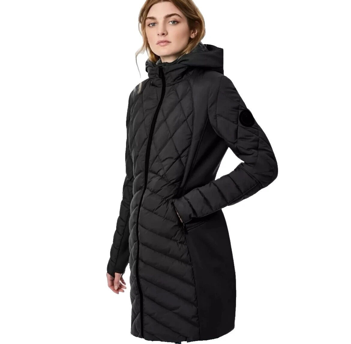 Bernardo negro abrigos, chaquetas y chalecos para Mujeres