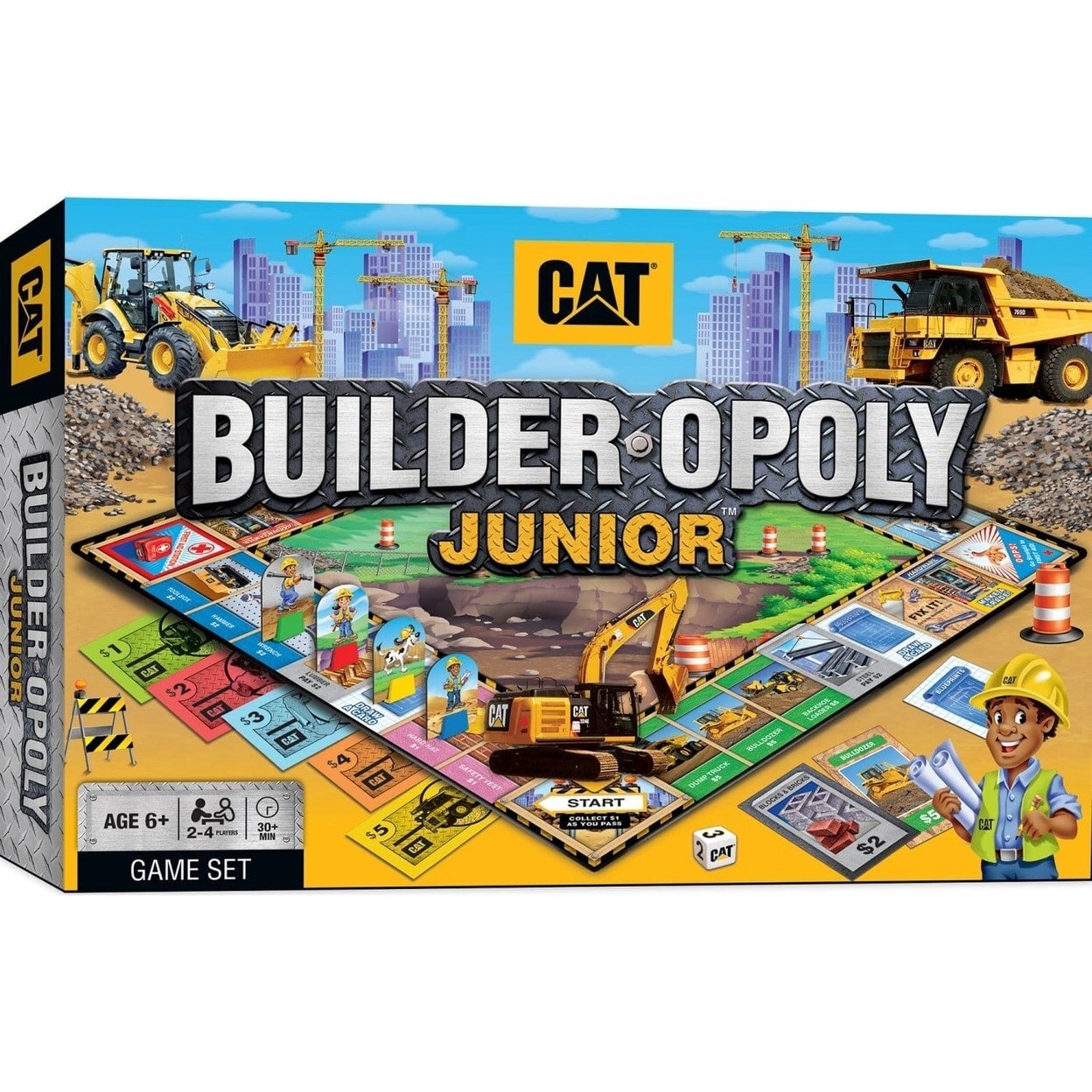 Cat Builder Opoly Junior Game Family Board Game For Kids And Adults
