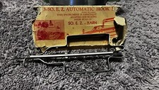 Vintage Wonderart No. 3 SO. E.Z. Automatic Hook Rug Needle 1939 Original Box
