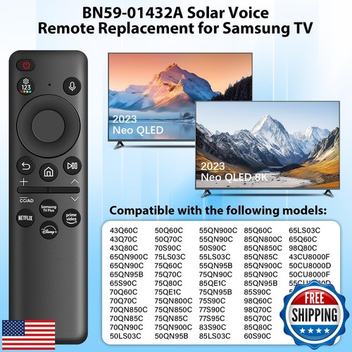 BN59-01432A Solar Voice Remote Replacement for Samsung TV Remote with Bluetoo - Picture 3 of 5