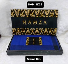 ROYAL BLUE MUSLIM MEN SARONG FOR PRAYING NAMZA BRAND FABRIC QUALITY THREAD 4000