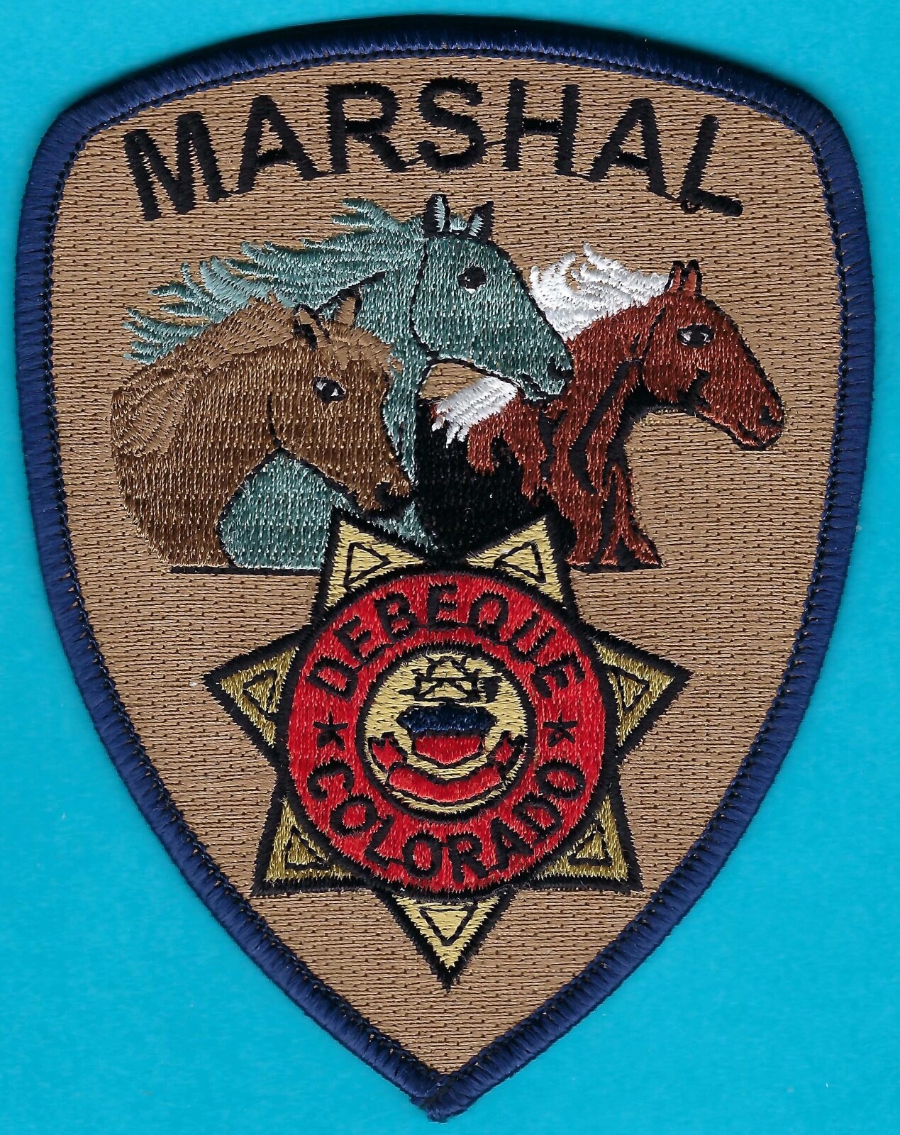 DEBEQUE COLORADO MARSHAL SHOULDER PATCH eBay