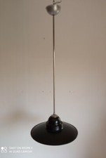 lampada sospensione stile industriale anni '50