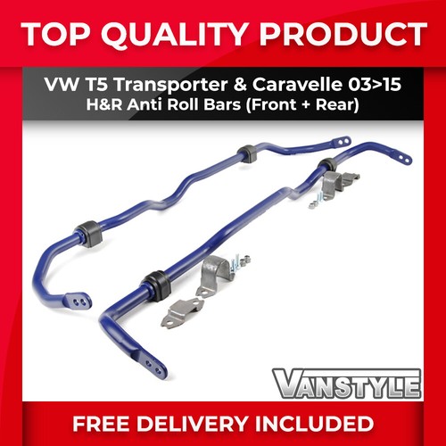 FOR VW T5 TRANSPORTER & CARAVELLE 0315 H&R ANTI ROLL BARS KIT FRONT
