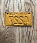 1954 NY Motorcycle License Plate  — photo 2