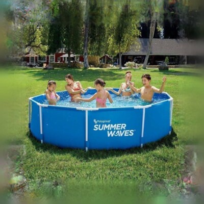 Summer Waves 10ft Frame Pool Summer Waves® 10ft Quick Set® Ring Pool