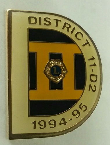 Lions Club Pin 1994-95 District 11-D2 Michigan (Sealed New Old Stock) - 第 1/6 張圖片
