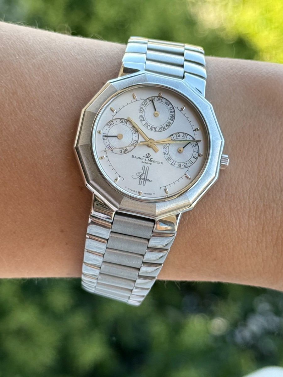 Baume & Mercier Riviera Watch 6131 Triple Calendar Quartz Unisex