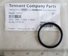 GASKET SEAL, DRAIN HOSE VALVE, TENNANT SPEED SCRUB, 5200,5680, 5700, 1008637, 2C