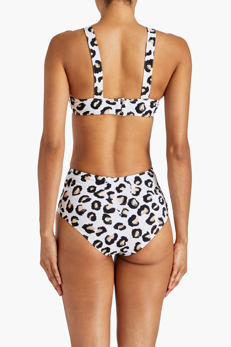 ALAIA LEOPARD BIKINIA ★関税込 ALAIA ALAÏA Leopard Print Two Piece Swimsuit Bikini Set made