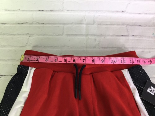 Jordan Nike Big Boys Size L Tricot Jogger Pants Jumpman Logo Spell Out Gym Red - Picture 7 of 11