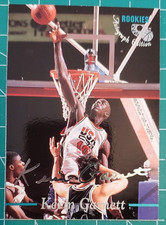 1995 Classic   Rookie  Silver Signatures #5   Kevin Garnett  Basketball
