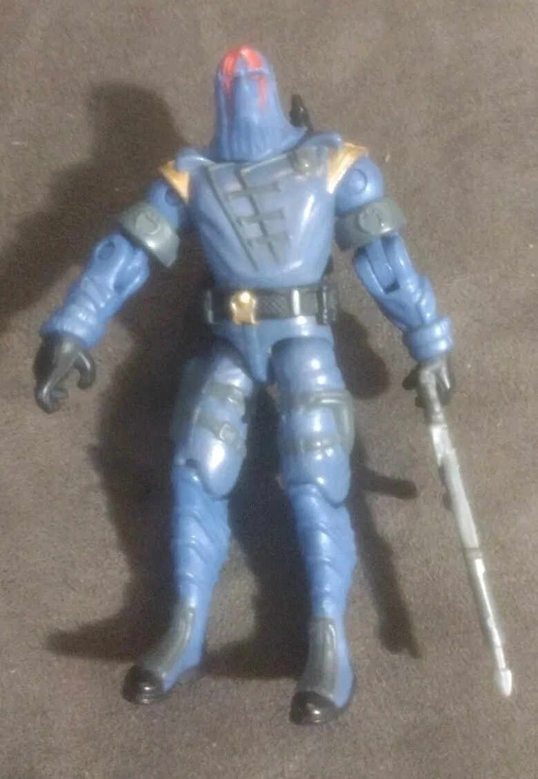 G.I. Figurine articulée Joe COBRA COMMANDER Supreme Leader (v13) 3,75 pouces 2002