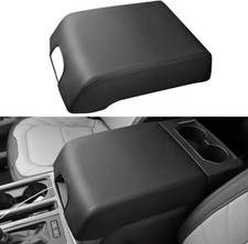 15-20 FORD 150 Center Console Cover Car Middle Lid Seat Armrest Cover, Black