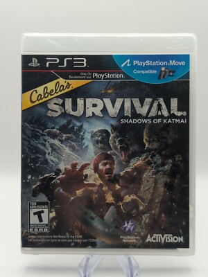 NEW SEALED PS3 Cabela's Survival: Shadows of Katmai Video Game Playstation