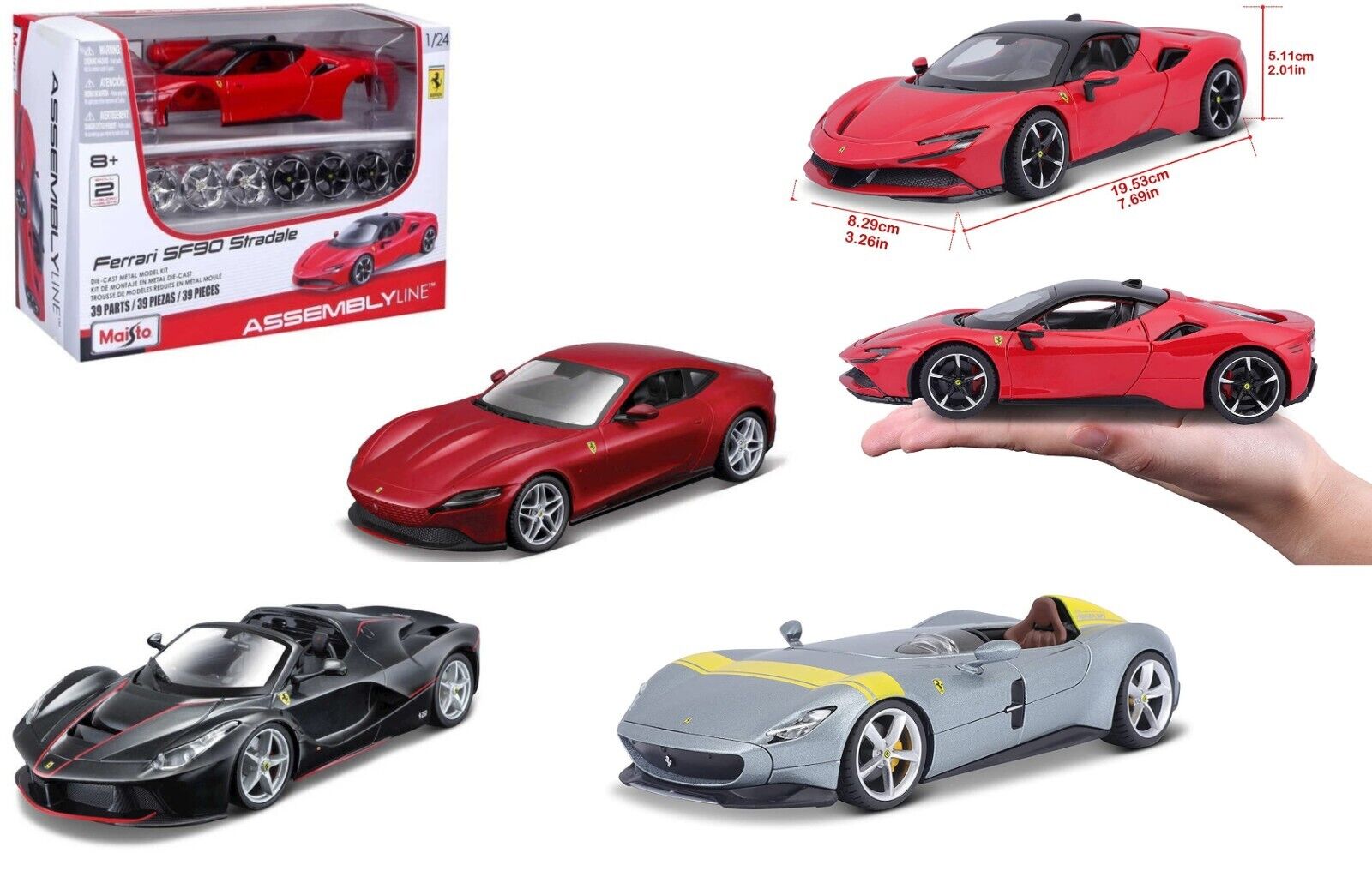 1/24 scale model car kit Ferrari SF90 Stradale -Alpha Model