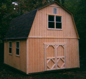 16x16 TWO STORY BARN STYLE SHED PLANS eBay