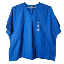 Women's Cherokee NWT Blue Scrub Top Size 2XL
