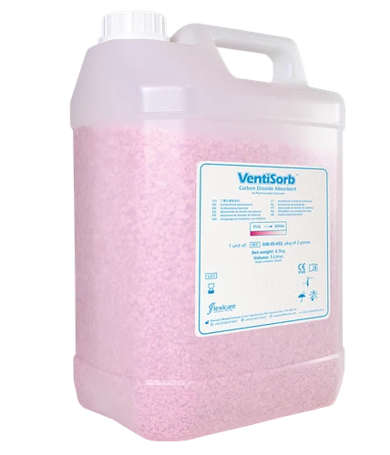 Ventisorb Sofnolime SodaSorb Respiratory Limescale Granules in 5 Litre Canister 4.5kg White