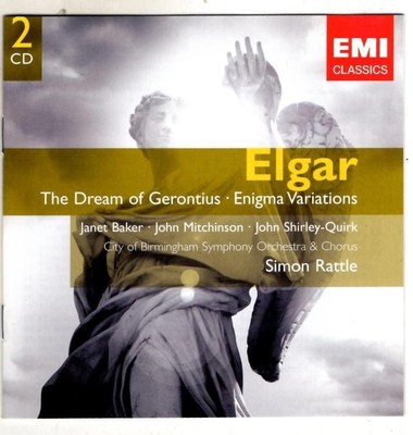 Elgar. The Dream of Gerontius - Enigma Variations :  Simon Rattle
