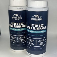 2PK Rocco Roxie Litter Box Odor Eliminator 12oz Ea NEW
