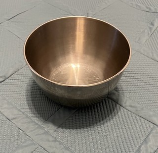 Ciotola di miscelazione in acciaio inox 2 1/2 Q 8 25” X 4 75”