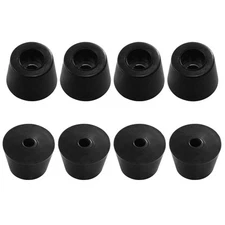 8pcs Rubber Feet Bumper Table Amplifier Speaker Chair Leg Pads, D35x27x25mm