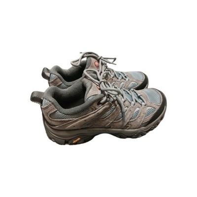 Merrell Moab 3 Hiking Shoes Granite Blue Suede Mesh Vibram Women  7.5 W J036344W