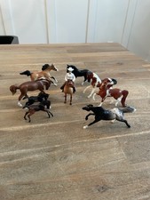 Vintage Breyer Reeves Stablemates 1999 Mini Horses Lot of 9 1 Cowgirl FREESHIP