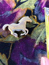 Silver Tone Horse Pin/ pendant.