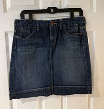 Y2K Gap Jeans Skirt Size 8 Women Blue Denim Jean Skirt Pencil Comfy VTG